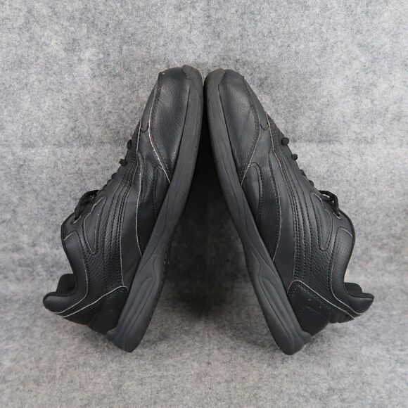 Tredsafe Shoes Men 10 Athletic Trainer Work Comfort Slip Resistant Black Uniform - Picture 8 of 13